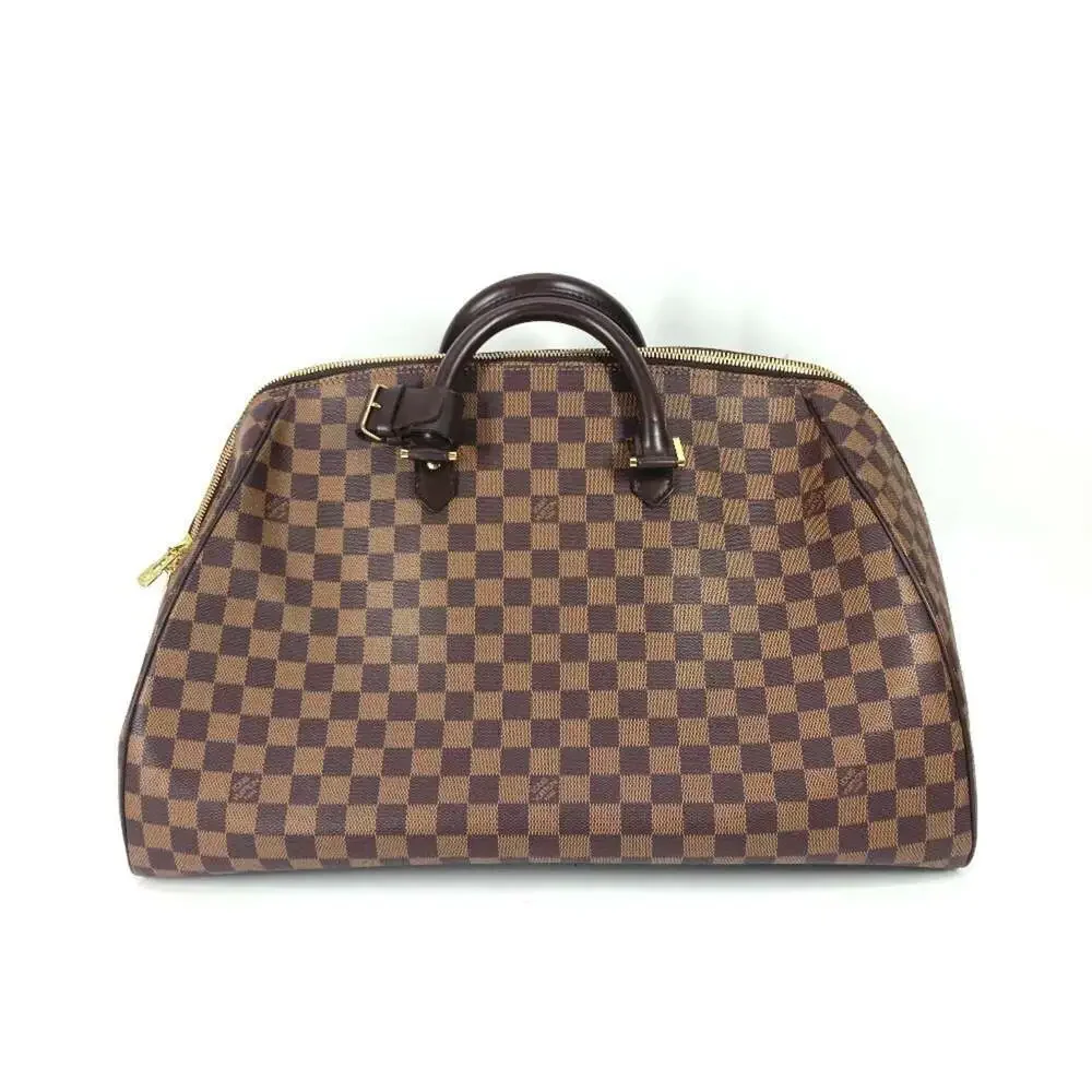 LOUIS VUITTON Brown Damier Canvas Boston Bag